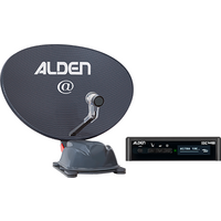 Impianto satellitare completamente automatico Alden AS2@ 80 HD Platinium completo di modulo di controllo HD S.S.C.e antenna LTE
