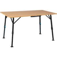 Defa BLS Campingtisch Bambus h&ouml;henverstellbar 120 x72 cm