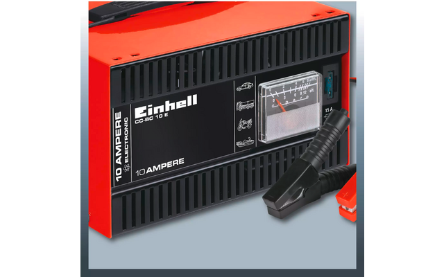 Produktbild Einhell CC-BC 10 E Batterie-Ladeger&auml;t f&uuml;r Blei-S&auml;ure-Batterien bis 200 Ah 12 V  1
