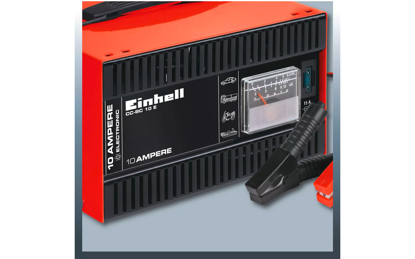 Produktbild Einhell CC-BC 10 E Batterie-Ladeger&auml;t f&uuml;r Blei-S&auml;ure-Batterien bis 200 Ah 12 V  1