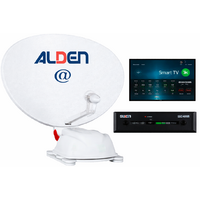 Impianto satellitare Alden AS2@ 80 con modulo di controllo S.S.C. HD e TV LED Smartwide con passaggio sul tetto LTE da 19 pollici