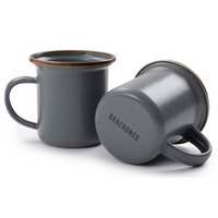 Barebones espresso cup set of 2 stone grey