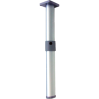 Pie articulado Knorz, negro Articulaci&oacute;n central 675/315 mm