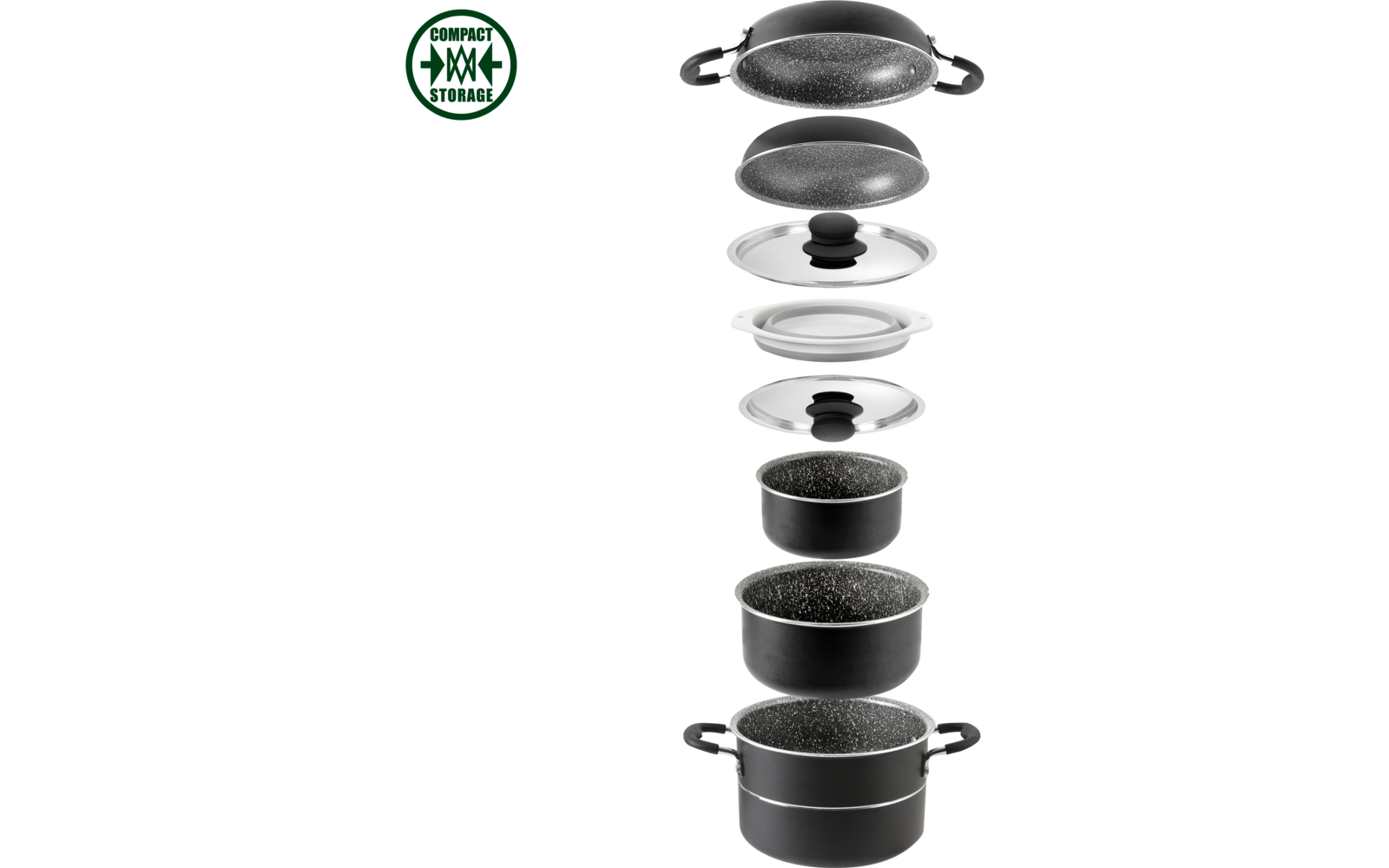 Image du produit Brunner Pirate 9+1 &oslash; 24 m Set de casseroles 10 pi&egrave;ces 1