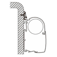 Thule Markisenadapter Caravan Rail Luxe 6,0m