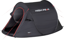 High Peak Vision 3 Single Roof 3 Person Pop Up Throwaway Tent Zwart