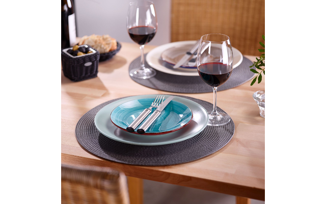 Westmark Circle placemat 4 pieces round 38 cm anthracite