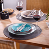 Westmark Circle placemat 4 pieces round 38 cm anthracite