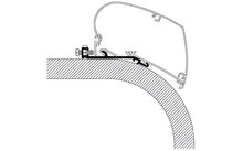 763140 225718 763160 763170 294901 - Thule Flat Adapter Serie 6 Markisenadapter für Omnistor 9200/6300/6200 Dachmontage