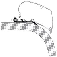 Thule Flat Adapter Serie 6 Markisenadapter f&uuml;r Omnistor 9200/6300/6200 Dachmontage 3 Meter