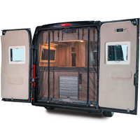 Mayr Van rear mosquito net with zipper suitable for vehicle height H2 with mesh size Fine-mesh