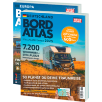 Stellplatzführer Bordatlas 2025 Deutschland und Europa
