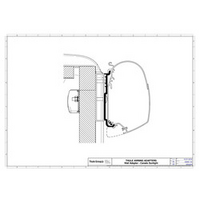 Thule Markisenadapter f&uuml;r Thule Omnistor 5200/5003 geeignet f&uuml;r Carado und Sunlight Fahrzeug