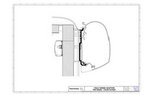 763360 - Thule Markisenadapter für Thule Omnistor 5200/5003 geeignet für Carado und Sunlight Fahrzeug