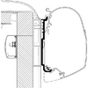 Kleines Produktbild Thule Markisenadapter f&uuml;r Thule Omnistor 5200/5003 geeignet f&uuml;r Carado und Sunlight Fahrzeug 1