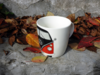 VW Collection T1 Bulli Kaffeetasse 370 ml Rot schwarz