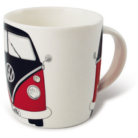 VW Collection T1 Bulli Kaffeetasse 370 ml Rot schwarz