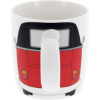 VW Collectie T1 Bulli koffiemok 370 ml rood zwart