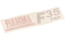 Fiamma sticker for awning F35pro - color Deep Black Fiamma spare part number 98673-168