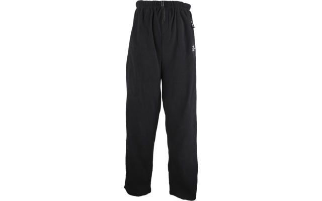 Schwarze Jogginghose vor weißem Hintergrund