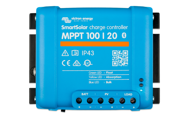 Victron Energy SmartSolar 100/20 MPPT Regulador de carga solar 20 A 12 / 24 / 48 V