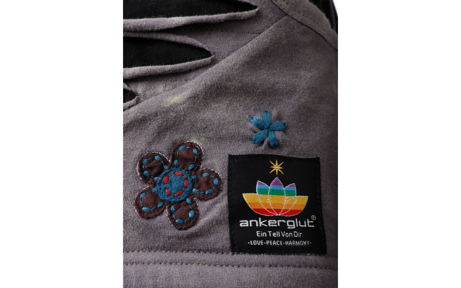 Image du produit Ankerglut Nepalherz Patchwork Damenmantel 1