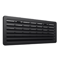 Rejilla de ventilaci&oacute;n 18,6 x 48,3 cm negro Vent Thetford