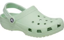 Sabot vert clair avec trous de ventilation et sangle réglable