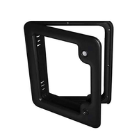 Porte de trappe de service toilettes à cassette 349 x 296 mm Noir modèle 3 Thetford