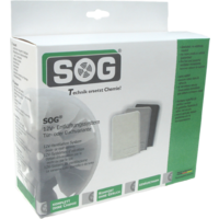 SOG I type G (C500) 12V toiletventilatie deurvariant zwart