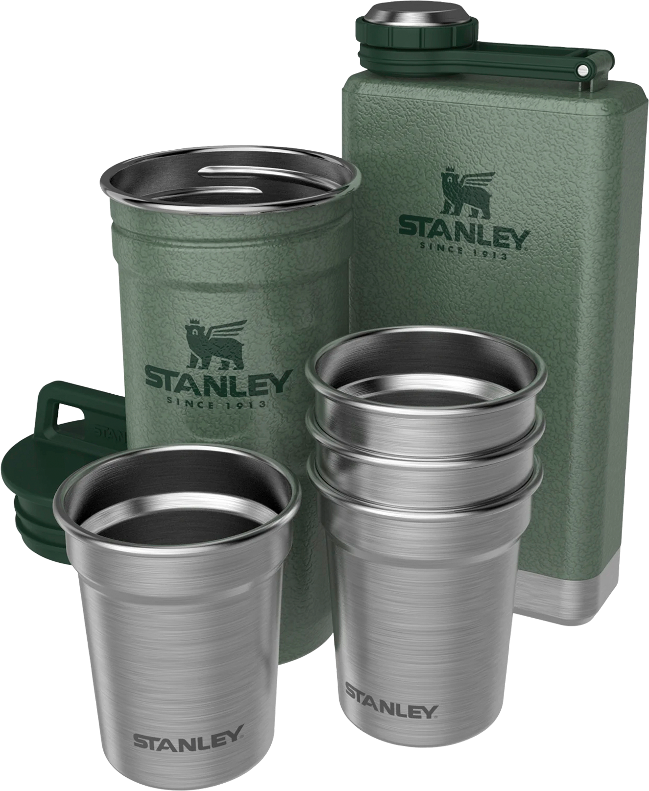 Stanley hip flask and shot glass set Pre-Party 6-piece - Berger