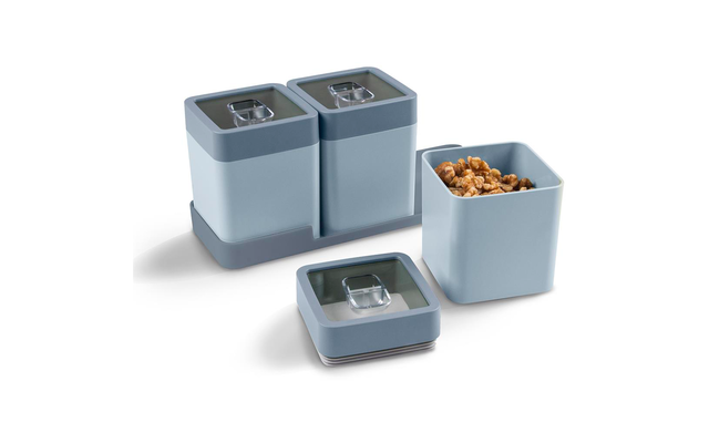 Sunware Sigma Dry food Set 0.6 liters with tray dark blue