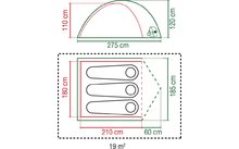 766171 - Coleman Dome Tent Active Darwin 3 (3 people)