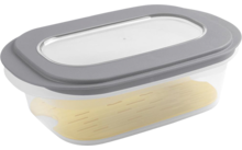 Sunware Sigma home Aufschnittdose für Käse transparent grau