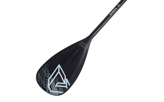 Aqua Marina Sports III remo ajustable de aluminio negro 175 - 220 cm