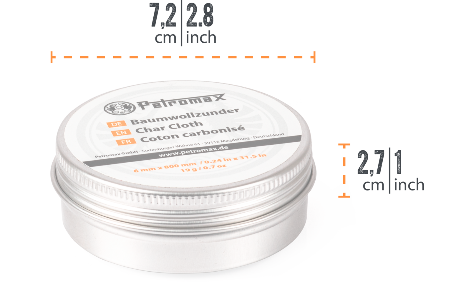Produktbild Petromax Baumwollzunder zum Nachf&uuml;llen f&uuml;r Petromax Feuerkolben 1