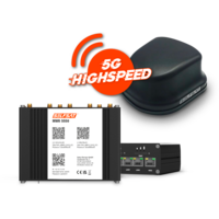 Selfsat 4G / LTE / 5G & WLAN Internet Router Komplettset MWR 5550 bis 3,3 Gbps inkl. 5G Dachantenne schwarz