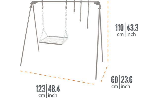 Imagen del producto Puente de fuego para cocinar al aire libre Petromax 1