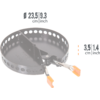 Kleines Produktbild Petromax Kohlenschale pro-ft 23,5 cm 1