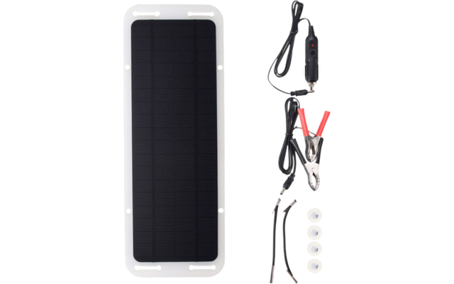 IWH Pannello solare multifunzionale Powerbank con USB 12 V 5 Watt