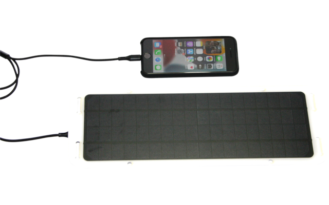IWH panneau solaire multifonctionnel Powerbank avec USB 12 V 5 Watt