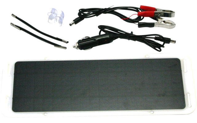 IWH Powerbank de panel solar multifuncional con USB 12 V 5 W