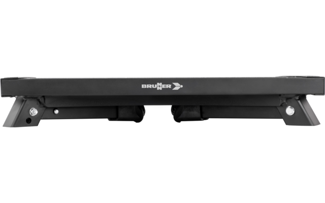 Product afbeelding Brunner Go Step Black Fluo Aluminium Wohnmobilstufe mit Antirutschfl&auml;che und Fluostreifen 48 x 30 x 23 cm schwarz 1