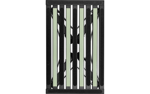 Product afbeelding Brunner Go Step Black Fluo Aluminium Wohnmobilstufe mit Antirutschfl&auml;che und Fluostreifen 48 x 30 x 23 cm schwarz 1