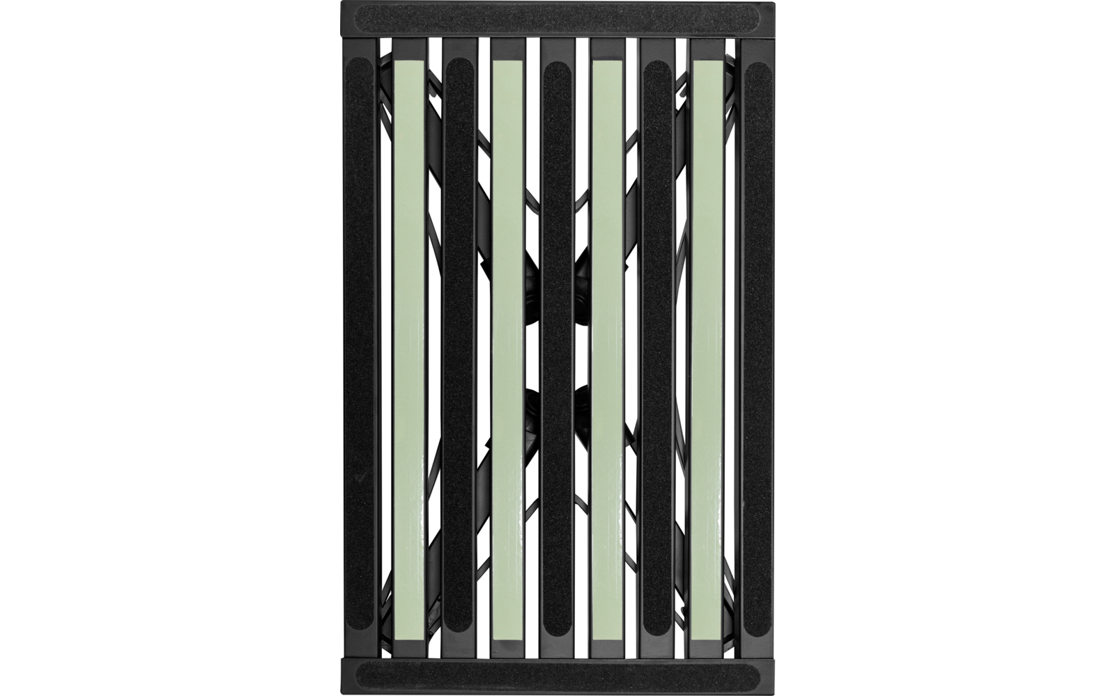 Product afbeelding Brunner Go Step Black Fluo Aluminium Wohnmobilstufe mit Antirutschfl&auml;che und Fluostreifen 48 x 30 x 23 cm schwarz 1