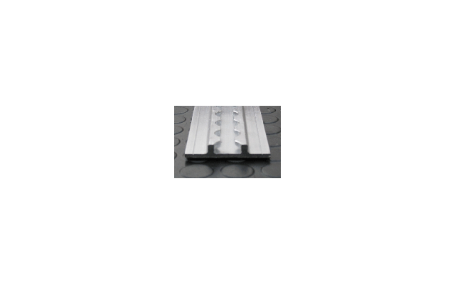 Rail d'arrimage en aluminium plat (2000 x 65 x 11 mm)
