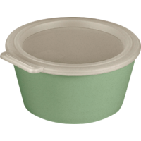 Koziol Move Box bol con tapa 700 ml verde hoja nature