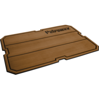 Surcouche adh&eacute;sive pour glaci&egrave;re kx50 marron &agrave; lignes Petromax