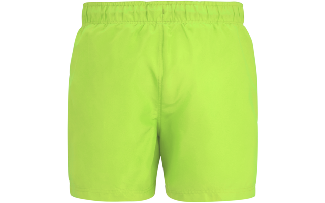 Neongrüne Shorts mit elastischem Bund, Vorderansicht