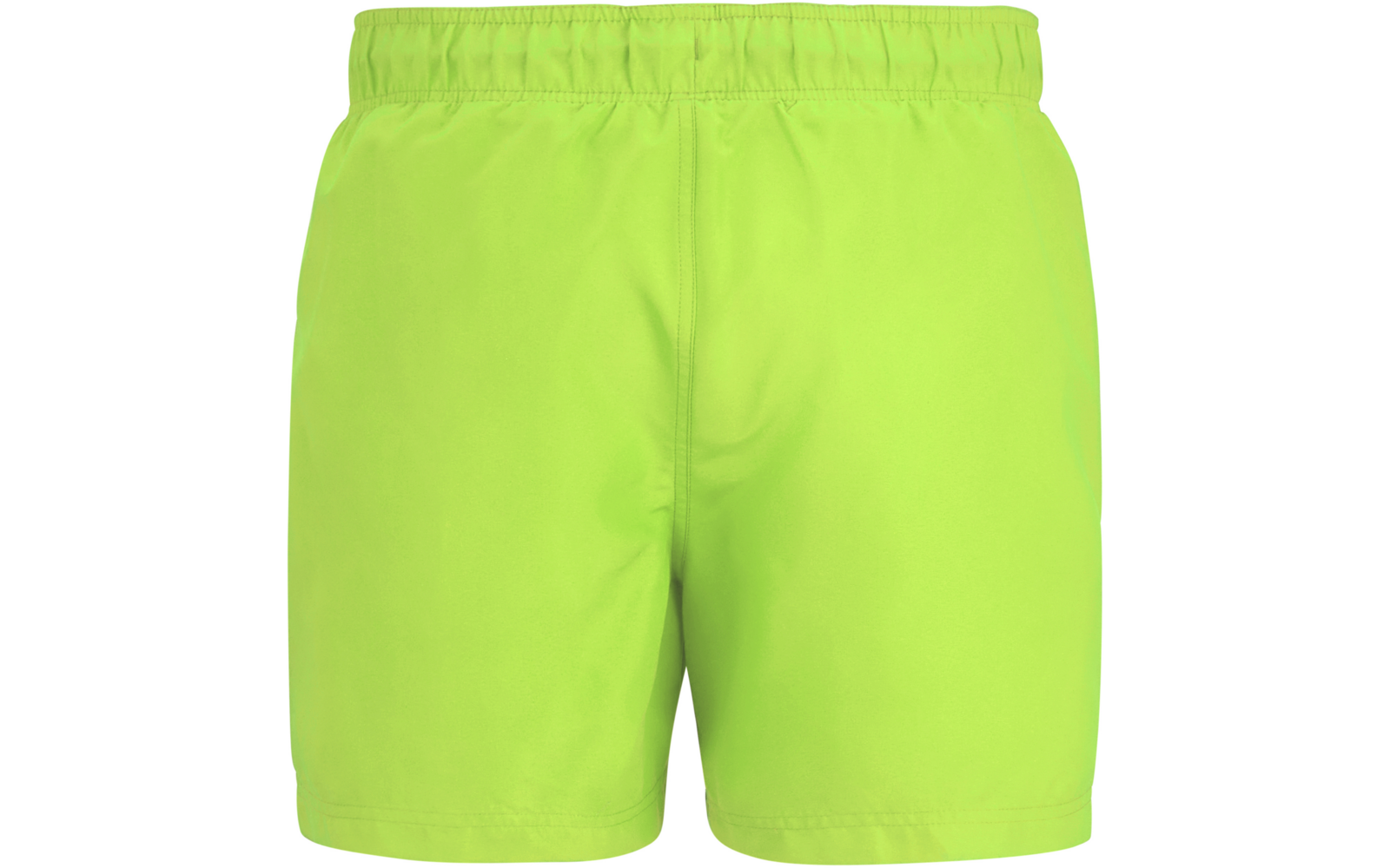 Neongrüne Shorts mit elastischem Bund, Vorderansicht